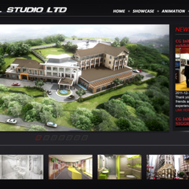 CGinitial Studio Ltd Website development