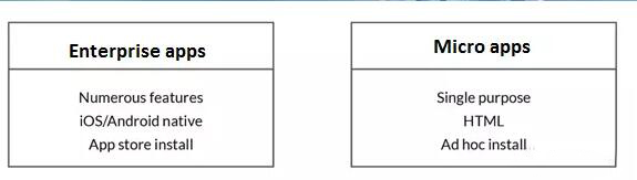 企業應用和微應用